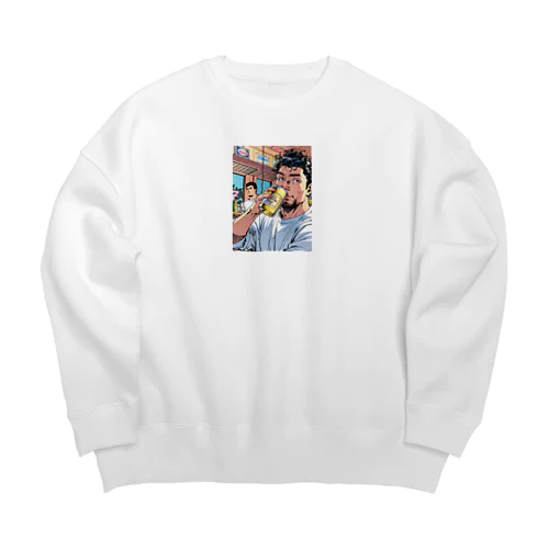 アメリカン Big Crew Neck Sweatshirt