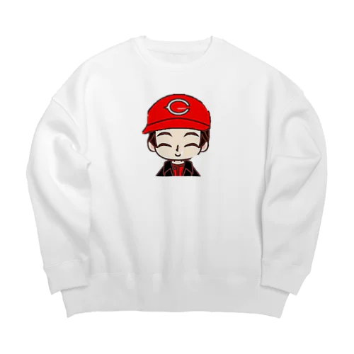 瀧さん似顔絵アイテム Big Crew Neck Sweatshirt