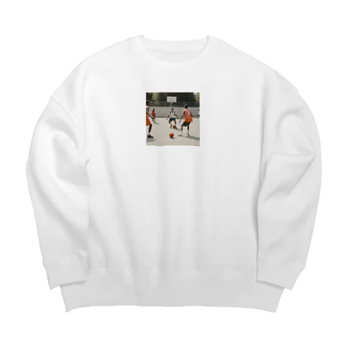 サッカーバスケ Big Crew Neck Sweatshirt