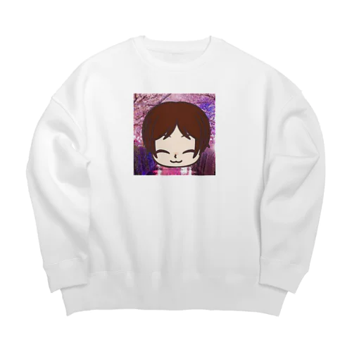 おかずちゃん似顔絵２ Big Crew Neck Sweatshirt