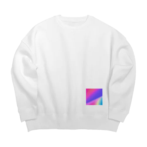 グラデーション Big Crew Neck Sweatshirt