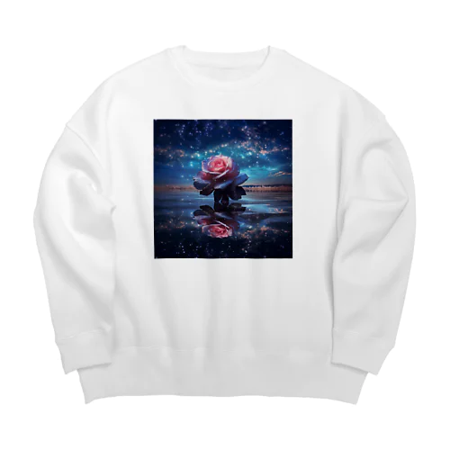 Fantasy Rose Big Crew Neck Sweatshirt