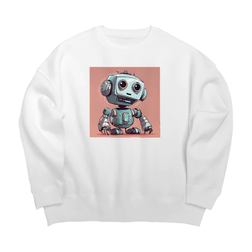 Vuittonぽいロボットらしい Big Crew Neck Sweatshirt