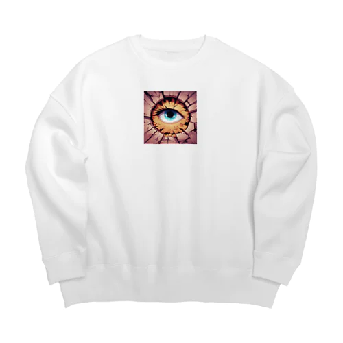 覗く眼 Big Crew Neck Sweatshirt