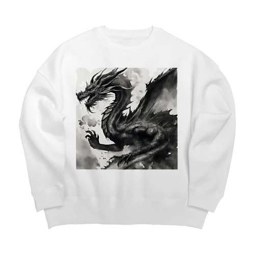 辰(龍)グッズ Big Crew Neck Sweatshirt