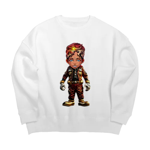 ドリュウくん Big Crew Neck Sweatshirt