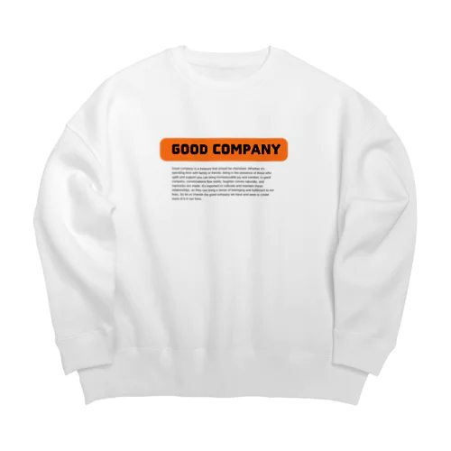 グッドカンパニー Big Crew Neck Sweatshirt