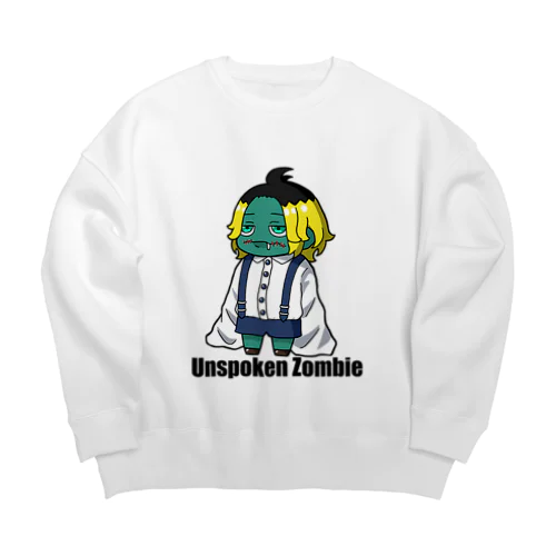 Unspoken Zombie Big Crew Neck Sweatshirt