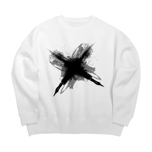 かっこよすぎるバツ Big Crew Neck Sweatshirt