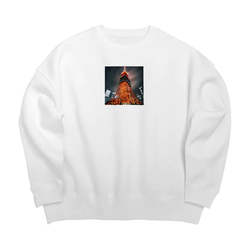 電波塔 Big Crew Neck Sweatshirt