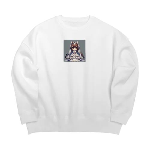 午の花嫁 Big Crew Neck Sweatshirt