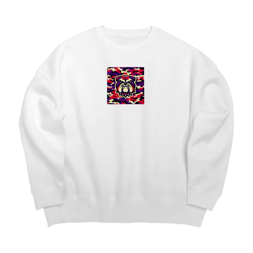 迷彩ブルドッグ Big Crew Neck Sweatshirt