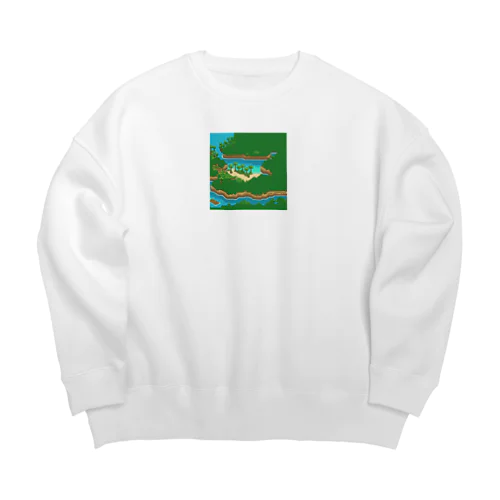 琉球パラダイス・ビューティ Big Crew Neck Sweatshirt