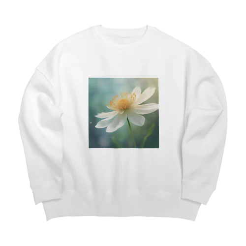 一輪花 Big Crew Neck Sweatshirt