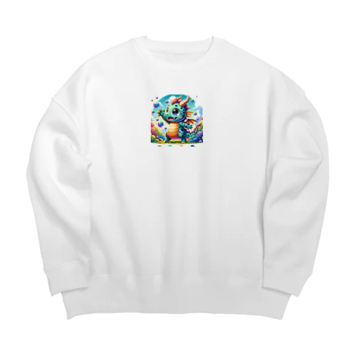 ドラゴンモンスター Big Crew Neck Sweatshirt