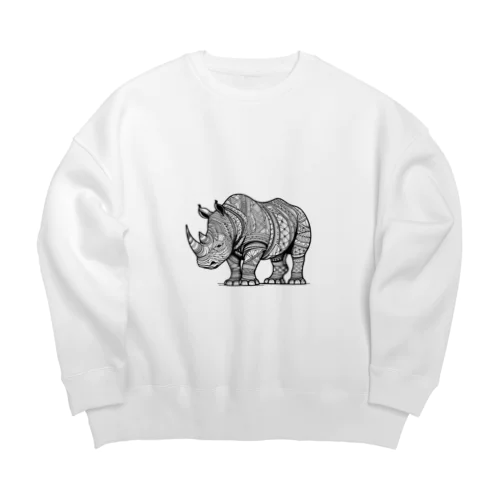 ジオライノ Big Crew Neck Sweatshirt