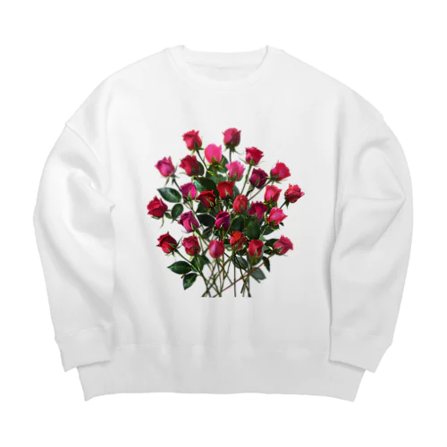 Redpink 26 Roses Big Crew Neck Sweatshirt