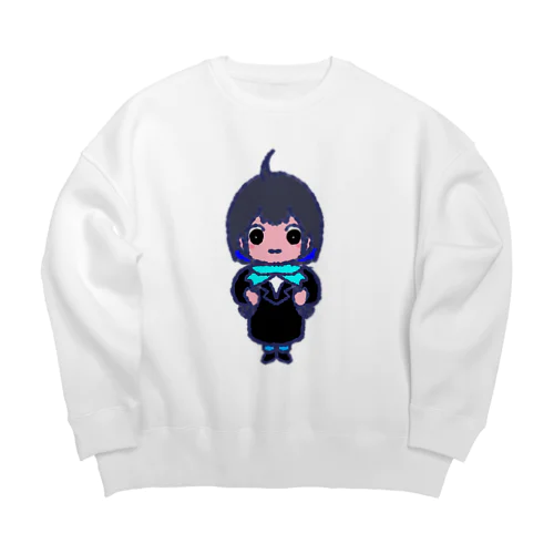 ねぐせなおらない Big Crew Neck Sweatshirt