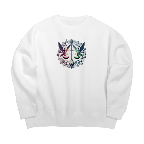 審判の天秤 Big Crew Neck Sweatshirt