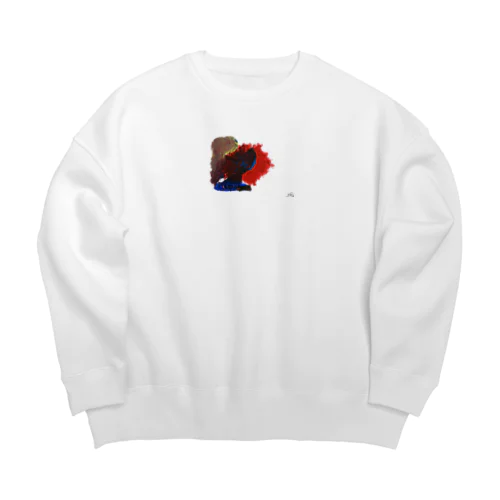 笑み Big Crew Neck Sweatshirt