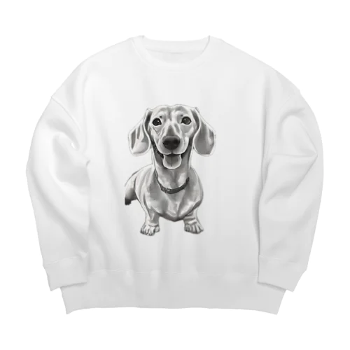“Modern Pet Portraits Big Crew Neck Sweatshirt