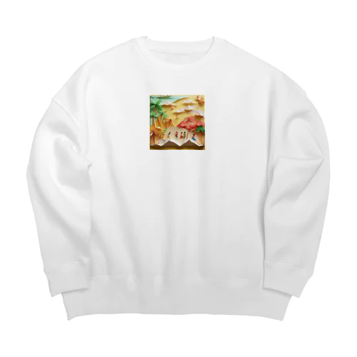 沖縄夏の思い出 Big Crew Neck Sweatshirt