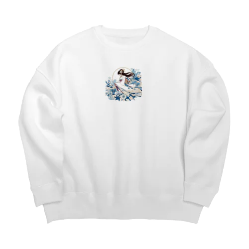 妖狐 Big Crew Neck Sweatshirt