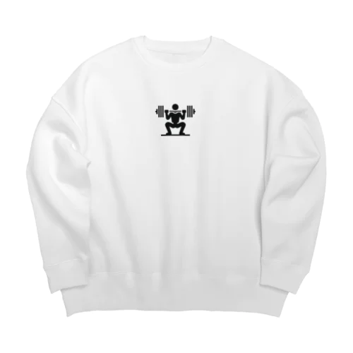 バーベルスクワット Big Crew Neck Sweatshirt