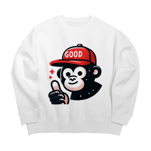 Goodゴリラ Big Crew Neck Sweatshirt