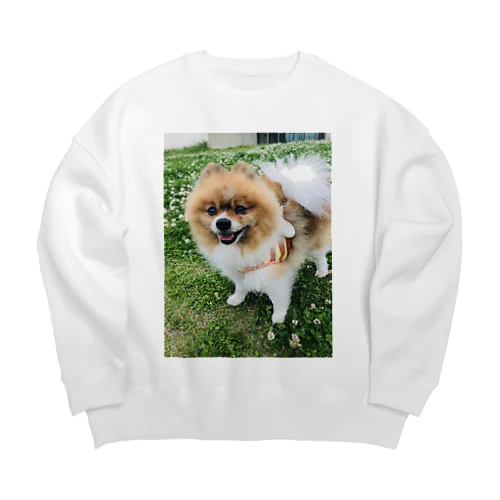 ポメラニアンのアリスくん2 Big Crew Neck Sweatshirt