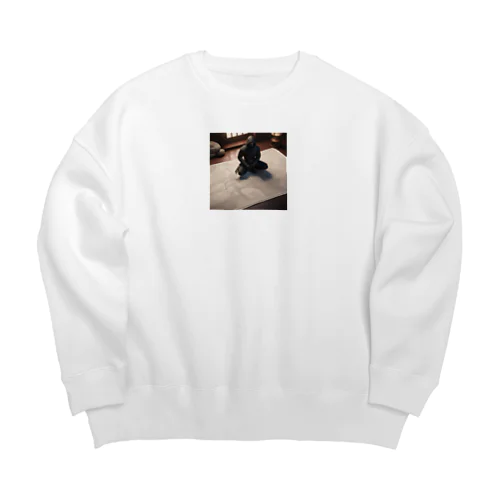 忍者細密計画 Big Crew Neck Sweatshirt