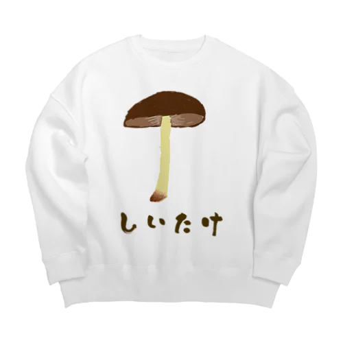 キッズアートの椎茸 Big Crew Neck Sweatshirt