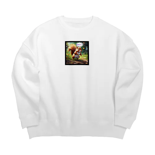 リス Big Crew Neck Sweatshirt