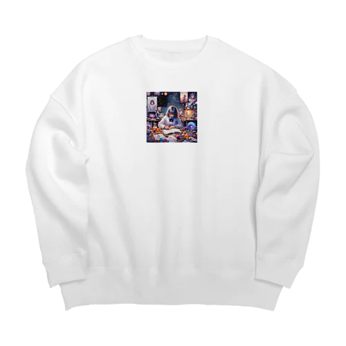 美しい研究者 Big Crew Neck Sweatshirt