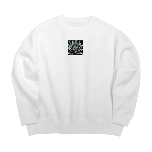 プランツパラダイスブラックアガベ Big Crew Neck Sweatshirt