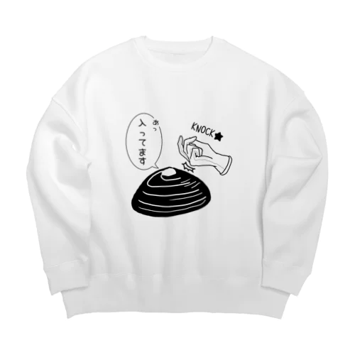 しみじみしじみの中身入ってます。 Big Crew Neck Sweatshirt