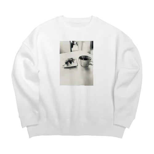 コーヒーと。 Big Crew Neck Sweatshirt