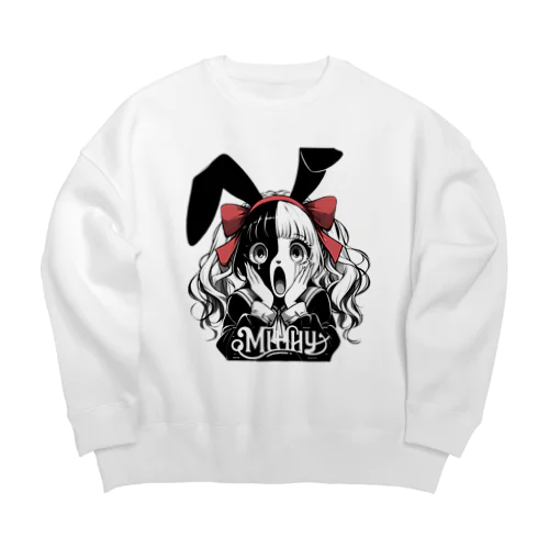 mihhy Big Crew Neck Sweatshirt