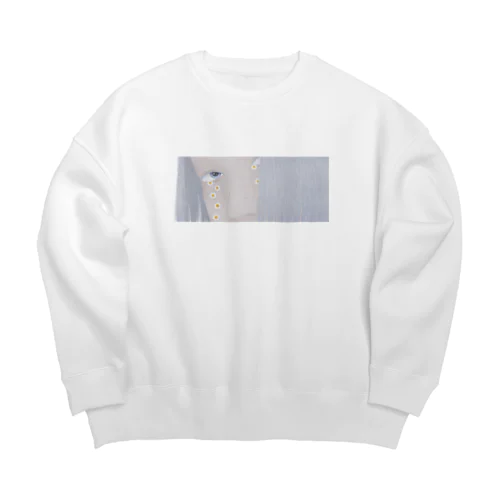 花涙 Big Crew Neck Sweatshirt