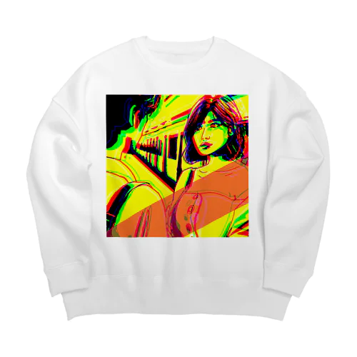 再会「reunion」 Big Crew Neck Sweatshirt