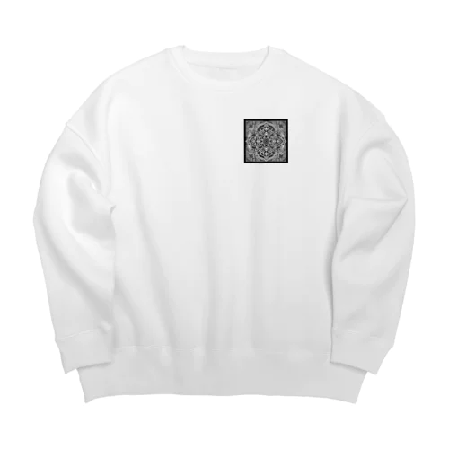 ゴールデンモノクローム - 幾何学模様コレクション Big Crew Neck Sweatshirt