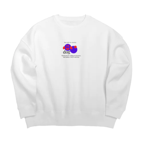 いつでも一緒 Big Crew Neck Sweatshirt