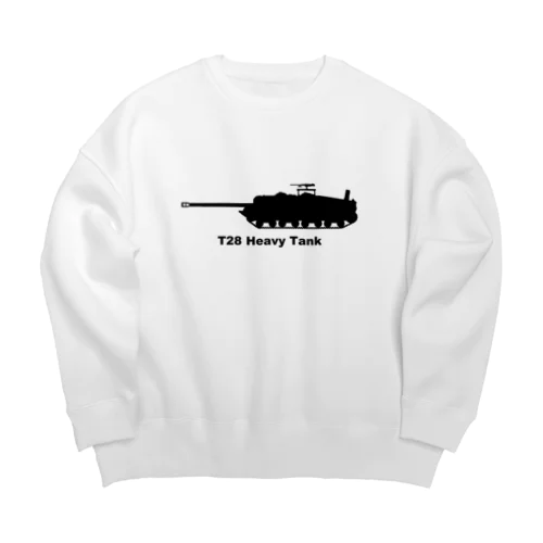 T28重戦車 Big Crew Neck Sweatshirt