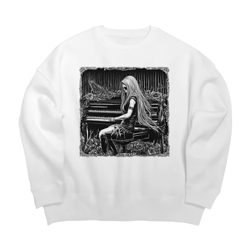 death metal girl ＝strange p.f Vanessa＝ Big Crew Neck Sweatshirt