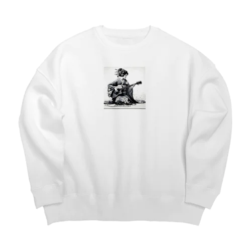 紫式部 Big Crew Neck Sweatshirt