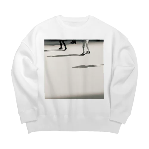 憂いげなスケートリンク Big Crew Neck Sweatshirt