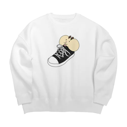 スニーカーハムちゃん Big Crew Neck Sweatshirt