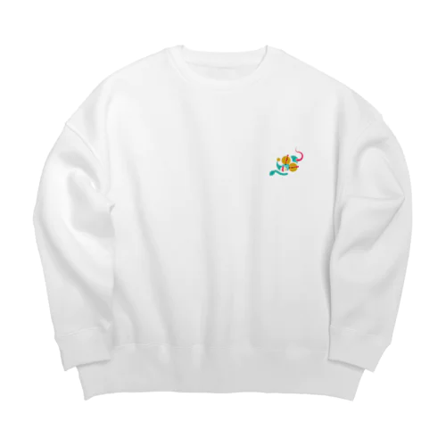 逃走チュウ Big Crew Neck Sweatshirt