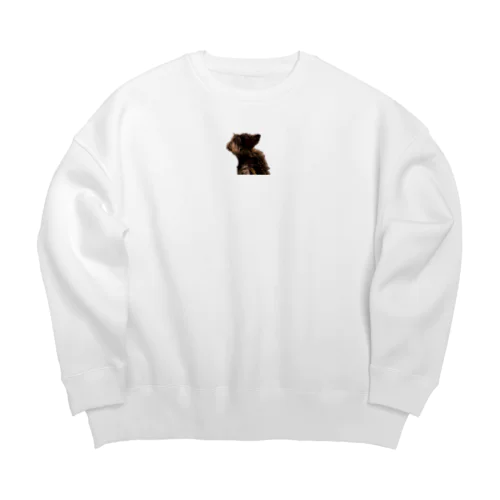 散歩嫌い マリアちゃん Big Crew Neck Sweatshirt