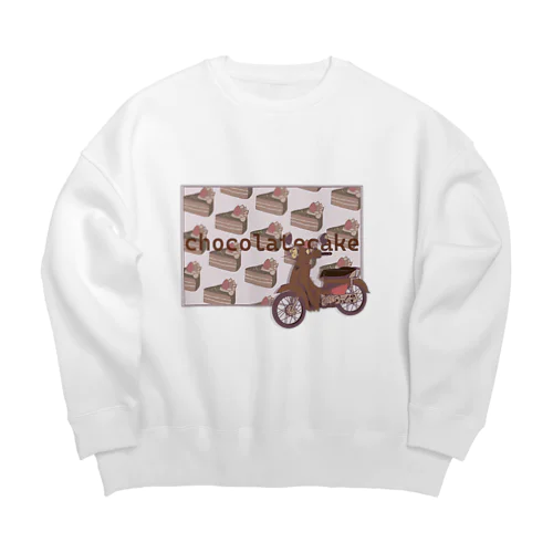 sweets cab / chocolatecake Big Crew Neck Sweatshirt